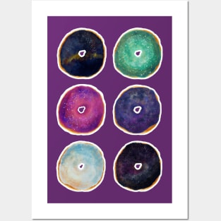 Galaxy Donuts Posters and Art